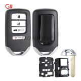 For Honda 2/2+1/3/3+1/4/4+1/5/5+1/6/6+1 smart button  key blank without logo
