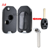 For Honda 2/2+1/3/3+1 button modified key blank without logo