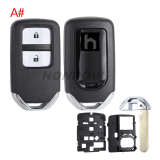For Honda 2/2+1/3/3+1/4/4+1/5/5+1/6/6+1 smart button  key blank