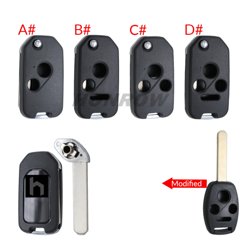 For Honda 2/2+1/3/3+1 button modified key blank