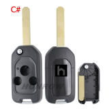 For Honda 2/2+1/3/3+1 button remote key blank