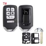 For Honda 2/2+1/3/3+1/4/4+1/5/5+1/6/6+1 smart button  key blank