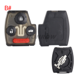 For Honda 3/3+1 button  remote key blank