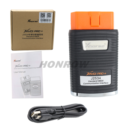 Xhorse XDMVJP MVCI PRO+ J2534 Diagnose and Program Cable Support XENTRY Diagnosis/DAS/DTS VIDA，CONSULT-III plus, CLIP DiagBox, Tech2Win/GDS2/RDS, ODIS Techstream，HDS, SSM-IV, FDRS-IDS, MAZDA-IDS