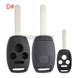 For GTL high quality Honda 2/2+1/3/3+1 button remote key blank without battery clamp