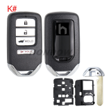 For Honda 2/2+1/3/3+1/4/4+1/5/5+1/6/6+1 smart button  key blank