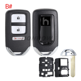 For Honda 2/2+1/3/3+1/4/4+1/5/5+1/6/6+1 smart button  key blank
