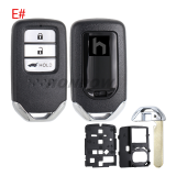 For Honda 2/2+1/3/3+1/4/4+1/5/5+1/6/6+1 smart button  key blank