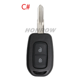 For Renault 2 button Key shell with blade , please choose the blade which you need