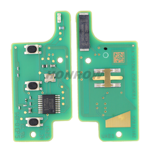 For Original MG 3 Button  Flip MG Smart Key with 433MHz 4A HITAG AES