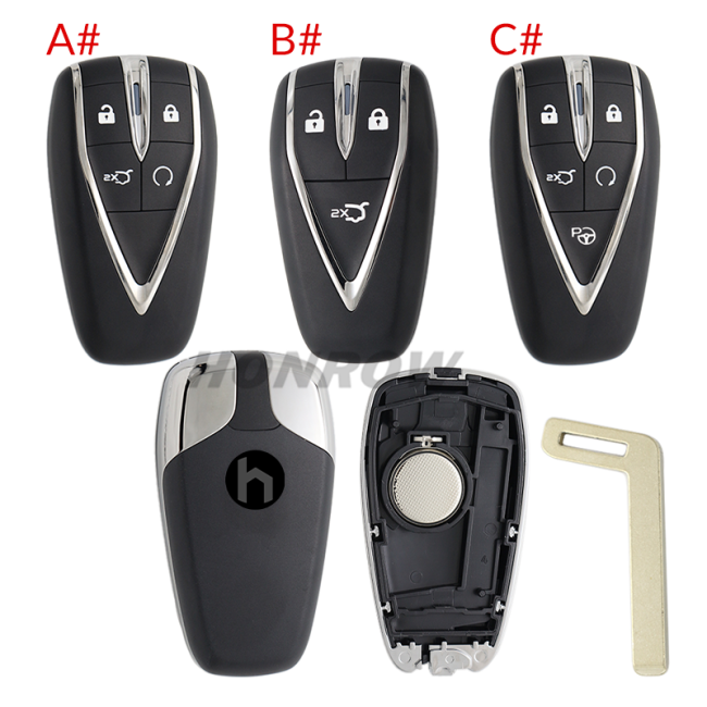 For Changan CS35 CS55 CS75 3/4/5 button remote key blank