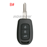 For Renault 3 button Key shell with blade , please choose the blade which you need