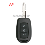 For Renault 3 button Key shell with blade , please choose the blade which you need
