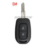 For Renault 2 button Key shell with blade , please choose the blade which you need