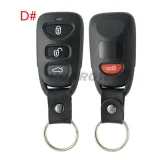 For Hyundai Tucson 2/2+1/3/3+1  Button remote key blank Without Logo