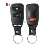 For Hyundai Tucson 2/2+1/3/3+1  Button remote key blank Without Logo