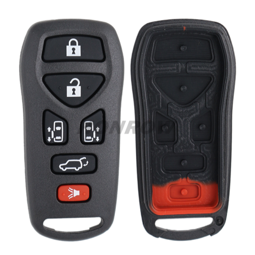 For Nis 5+1 button remote key shell
