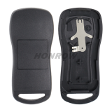 For Nis 3 button remote key shell with rubber pad