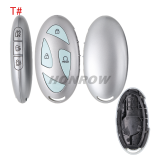 For new Hyundai 2/2+1/2+1/3+1/4+1/2+3/3+3/4+3  buttons smart remote key blank