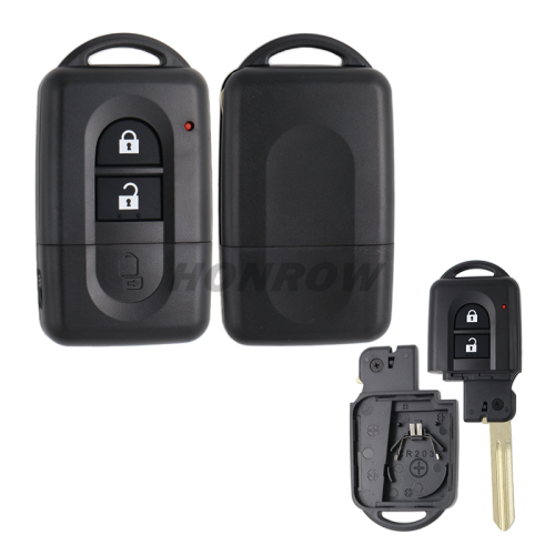 For Nis qasqai twist knob key with 2 button