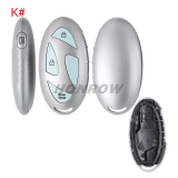 For new Hyundai 2/2+1/2+1/3+1/4+1/2+3/3+3/4+3  buttons smart remote key blank