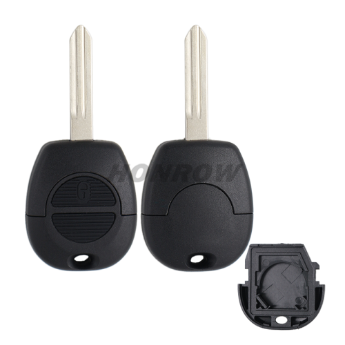For Nis 2 button remote key blank with A33 blade