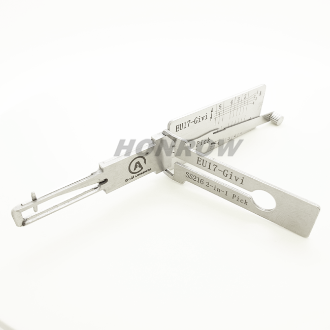 Lishi Tool EU17-Givi SS216 2 in 1 lock pick lishi style lock pick 2 in 1 tool for Givi