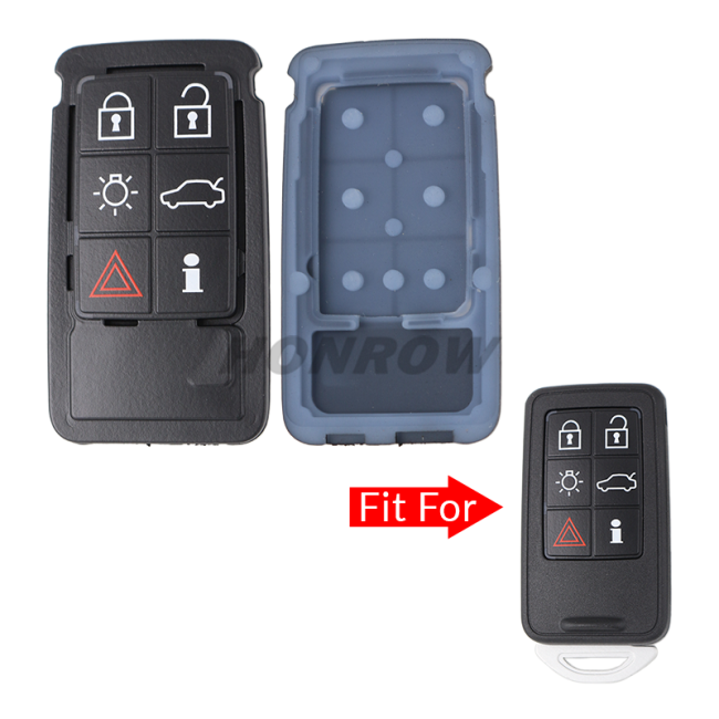 For Volvo 6 button key pad