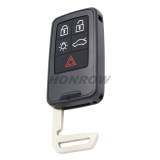 For Volvo 5 button  remote key blank