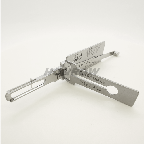 Lishi CLI03(VA6) V.3 lock pick and decoder  together  2 in 1 used for Renault car