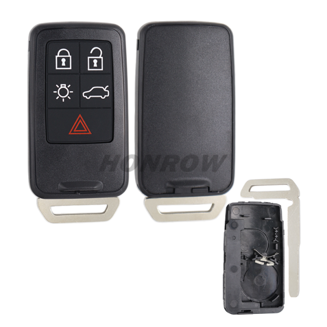 For Volvo 5 button  remote key blank