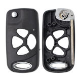 For Toyota 3+1 button Modified Flip Car Key Shell with TOY43 blade