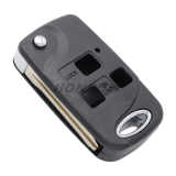 For Toyota 3 button modified folding remote key blank with Toy43 blade