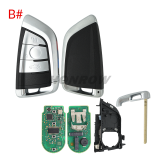 For high quality BMW 4 button remote key With 433MHZ  with OEM PCF7953P chip