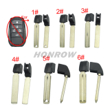 For Toyota emergency key blade