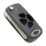 For Toyota 3+1 button Modified Flip Car Key Shell with TOY43 blade