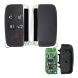 For high quality Landrover 4+1 button smart key with Keyless Go Feature with PCF7953 chip 315Mhz Range rover logo