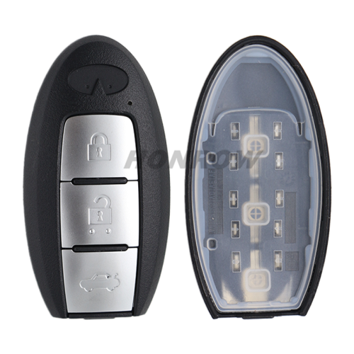 For Nis 2+1 button remote key blank with smart key