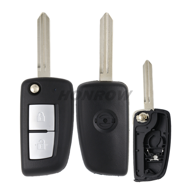 For Nissan 2 button remote key blank