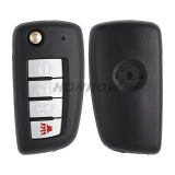 For Nissan 3+1 button remote key blank