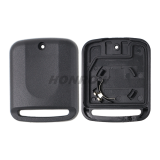 For Nis 2 button remote key blank (No Logo) （the plastic part is square）
