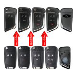 For Chevrolet modified  remote key shell please choose the key button