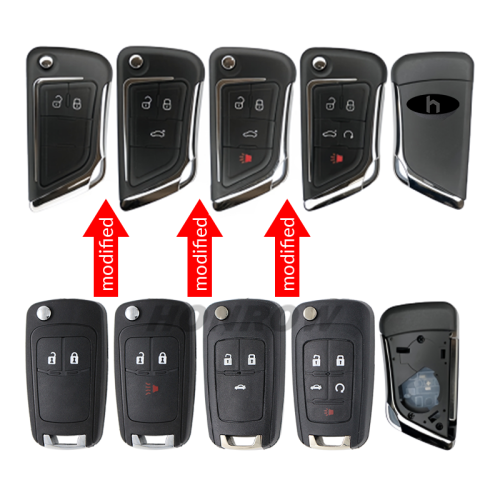 For Chevrolet modified  remote key shell please choose the key button