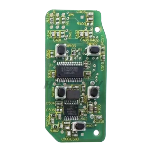 For high quality Landrover 4+1 button smart key with Keyless Go Feature with PCF7953 chip 433Mhz Range rover logo