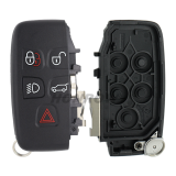 For high quality Landrover 4+1 button smart key with Keyless Go Feature with PCF7953 chip 433Mhz Range rover logo