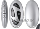 For Hyundai Sonata 6+1 buttons smart key with 433Mhz 4A chip  HITAG 128-bits AES ID4A NCF29AXM PN:95440-L1520 Fit Model: For Hyundai Sonata