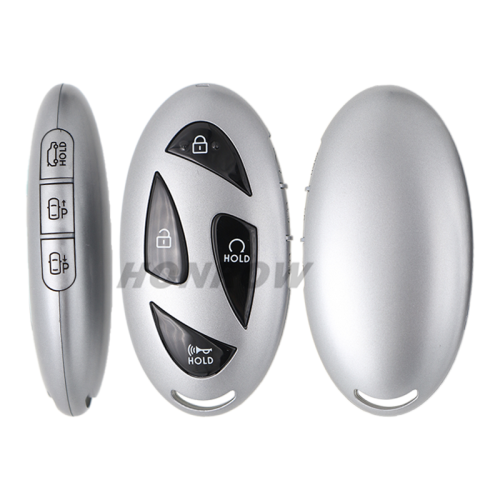 For Hyundai Kona 6+1 buttons smart key with 433Mhz 4A chip  HITAG 128-bits AES ID4A NCF29AXM PN:95440-BE000  FCCID:TQ8-FOB-4F61M43 Fit Model: For Hyundai Kona 2024