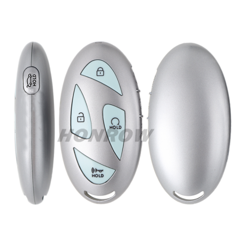 For Hyundai 2023 4+1 buttons smart key with 433Mhz 4A chip  HITAG 128-bits AES ID4A NCF29AXM FCC ID: TQ8-FOB-4F61M43 PN:95440-BF020 Fit Model: For Hyundai  2023