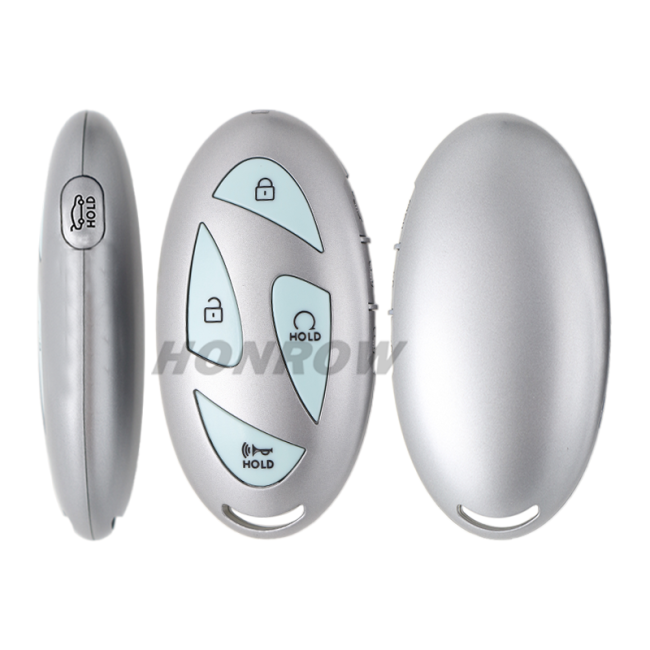 For Hyundai 2023 4+1 buttons smart key with 433Mhz 4A chip  HITAG 128-bits AES ID4A NCF29AXM FCC ID: TQ8-FOB-4F61M43 PN:95440-BF020 Fit Model: For Hyundai  2023