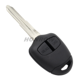 For Mit 2 button remote key blank with Right Blade Without Logo
